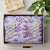 Lavendel Bloemig Tissuepapier (Geschenk)