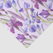Lavendel Bloemig Tissuepapier (Detail)