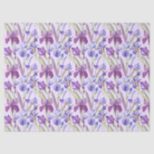 Lavendel Bloemig Tissuepapier (Voorkant)