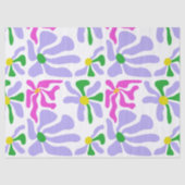 Lavendel Bloemig Tissuepapier (Voorkant)
