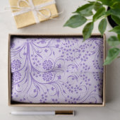 Lavendel Bloemig Tissuepapier (Geschenk)
