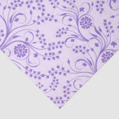 Lavendel Bloemig Tissuepapier (Detail)