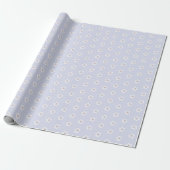 Lavendel Bloemige Bruidsdouche Cadeaupapier (Uitgerold)