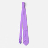 Lavendel Bloemige Heren Das (Achterkant)