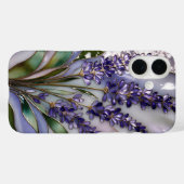 Lavendel Bloemige Hoesje Paars Elegant (Achterkant (horizontaal))