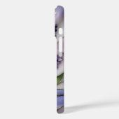 Lavendel Bloemige Hoesje Paars Elegant (Achterkant / Links)