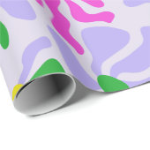 Lavendel Bloemige Inpakpapier (Rol Hoek)