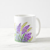Lavendel Bloemige Waterverf Mok | Botanische Laven (Voorkant rechts)