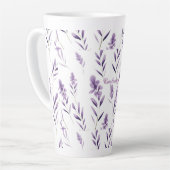 Lavendel Bloemknoppen Thunder_Cove Latte Mok (Linkerhoek)