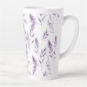 Lavendel Bloemknoppen Thunder_Cove Latte Mok (Rechts)