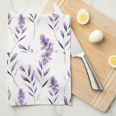 Lavendel Bloemknoppen Thunder_Cove Theedoek (Quarter Fold)