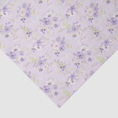  lavendel bloemontwerp gooikussen tissuepapier (Detail)