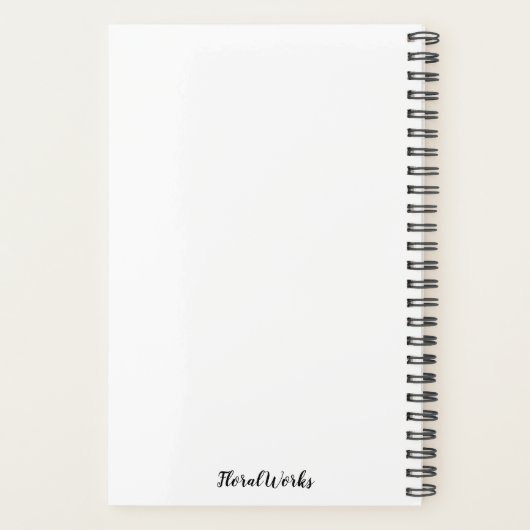 Lavendel Bloemplanner Planner (Achterkant)
