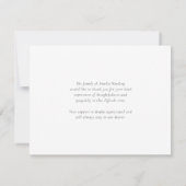 Lavendel Bloemrijke Feestelijke Herdenking Van Het Bedankkaart (Achterkant)