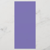 Lavendel bloesem tuin bruiloft menu (Achterkant)