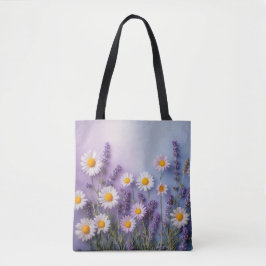 Lavendel Bloom & Daisy Delight Bag Tote Bag