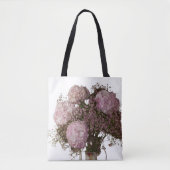 Lavendel Bloom Floral Canvas tas (Voorkant)