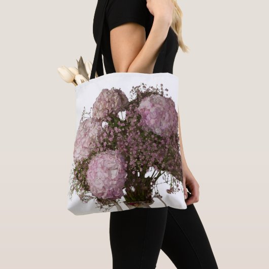 Lavendel Bloom Floral Canvas tas (Dichtbij)