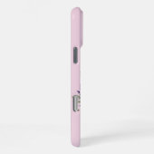 Lavendel Bloom: Monogrammed Initiaal 'P' iPhone Hoesje (Rechterkant)