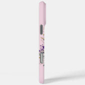 Lavendel Bloom: Monogrammed Initiaal 'S' Case-Mate iPhone Case (Achterkant / Rechts)