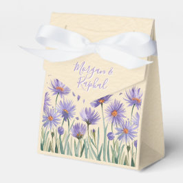 Lavendel Bloom Waterverf Wildflower Wedding Bedankdoosjes