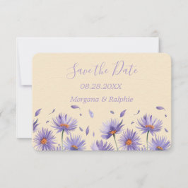 Lavendel Bloom Wildflowers Wedding Save The Date