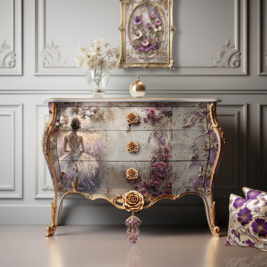 Lavendel Blooms, Ballerina's rug, Fantasy Tissuepapier