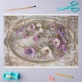 Lavendel Blooms, kant Bloemen & Mix Media Tissuepapier (Craft)