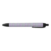 Lavendel Blootvoets Schotsgeruit Zwarte Inkt Pen (Bodem)
