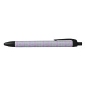 Lavendel Blootvoets Schotsgeruit Zwarte Inkt Pen (Bovenkant)
