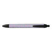 Lavendel Blootvoets Schotsgeruit Zwarte Inkt Pen (Achterkant)
