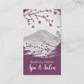 Lavendel Blossom Spa en Salon Visitekaartje (Voorkant)