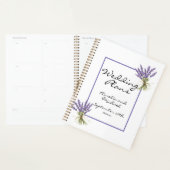 Lavendel Blossom Tuin Bruiloft Planner (Display)