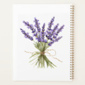 Lavendel Blossom Tuin Bruiloft Planner (Achterkant)