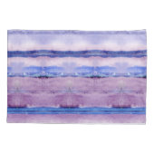 Lavendel Blue Geode Geïnspireerd Tribal Blanket Ar Kussensloop (Achterkant-Links)