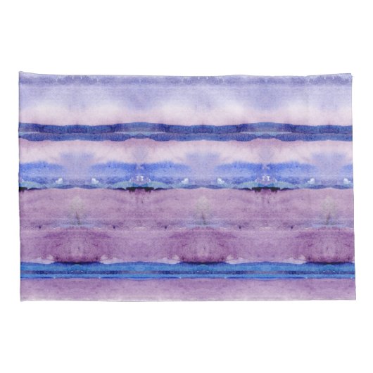 Lavendel Blue Geode Geïnspireerd Tribal Blanket Ar Kussensloop (Achterkant-Rechts)