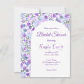 Lavendel Blue Spring Garden Rozen Vrijgezellenfees Kaart (Voorkant)