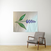 Lavendel Blume in glänzender Eleganz Wandkleed (In Situ (horizontaal))