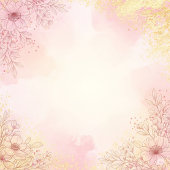 Lavendel & Blush Bloemen Huwelijksuitnodiging Acryl Uitnodigingen