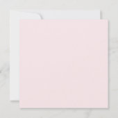 Lavendel Blush Effen Kleur  Kaart (Achterkant)