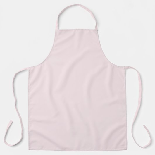 Lavendel Blush Effen Kleur Schort (Voorkant)