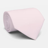 Lavendel Blush Effen Kleur Stropdas (Opgerold)