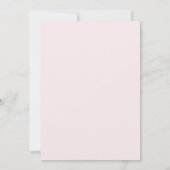 Lavendel Blush Loofwerk Eucalyptus Bruiloft Kaart (Achterkant)