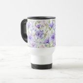 Lavendel Blush Waterverf Reisbeker (Voorkant links)