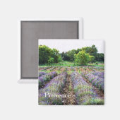 lavendel boerderij veld - Provence Magneet (Voorkant / Achterkant)
