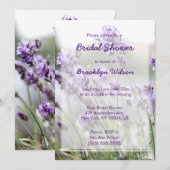 Lavendel Boheem Bruidsdouche Uitnodigingen (Voorkant / Achterkant)
