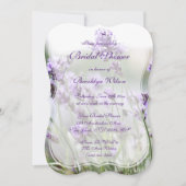 Lavendel Boheemse Bruiloft Uitnodigingen Bracket (Voorkant)