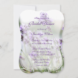 Lavendel Boheemse Bruiloft Uitnodigingen Bracket