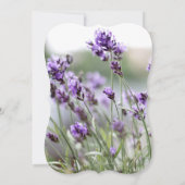 Lavendel Boheemse Bruiloft Uitnodigingen Bracket (Achterkant)