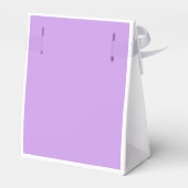 Lavendel Boho Bloemen Gepersonaliseerd Baby shower Bedankdoosjes (Achterkant)